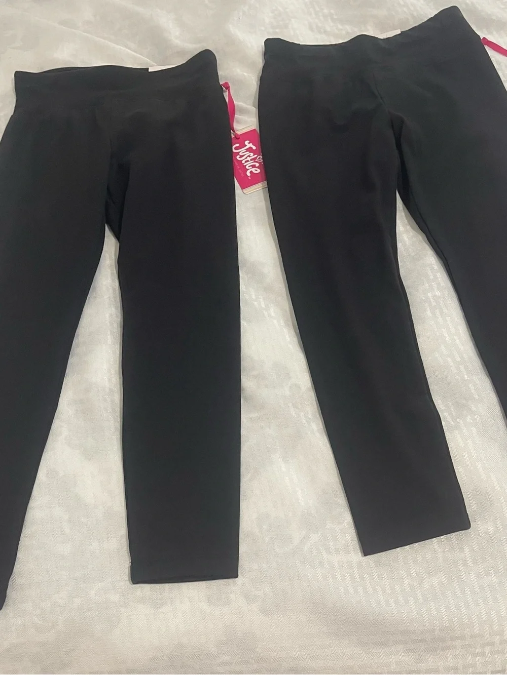 Justice Black Girls' Leggings Twin Set